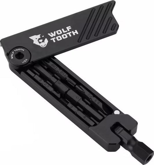 Outil Multifonction Wolf Tooth 6-Bit Hex Wrench  - noir