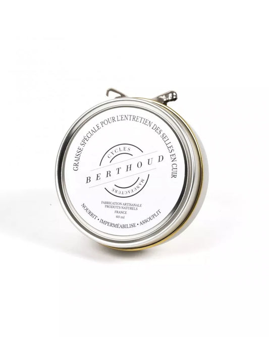 Boite de graisse pour selle cuir Cycles Berthoud - 60mL