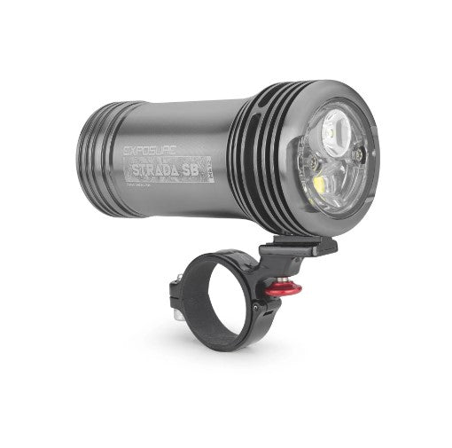 Eclairage avant Exposure Lights Strada MK12 SB - Gun Metal Black