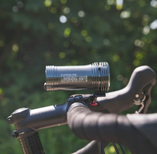 Eclairage avant Exposure Lights Strada MK12 SB - Gun Metal Black
