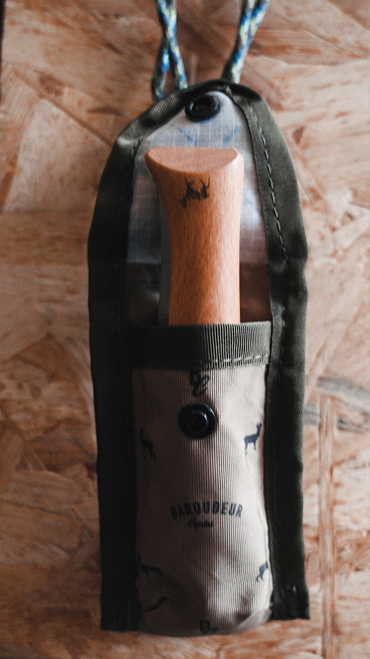 Sacoche porte Opinel n°8 Tangente Atelier X Baroudeur Cycles