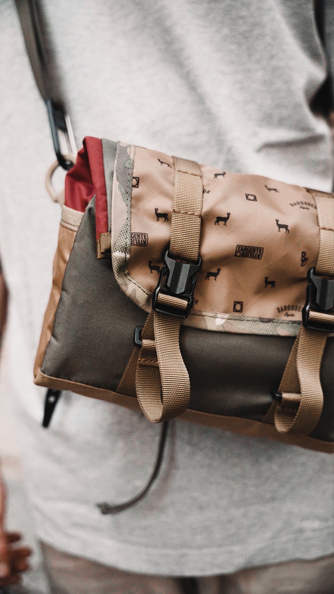 Sacoche de cintre "Musette" Tangente Atelier X Baroudeur Cycles