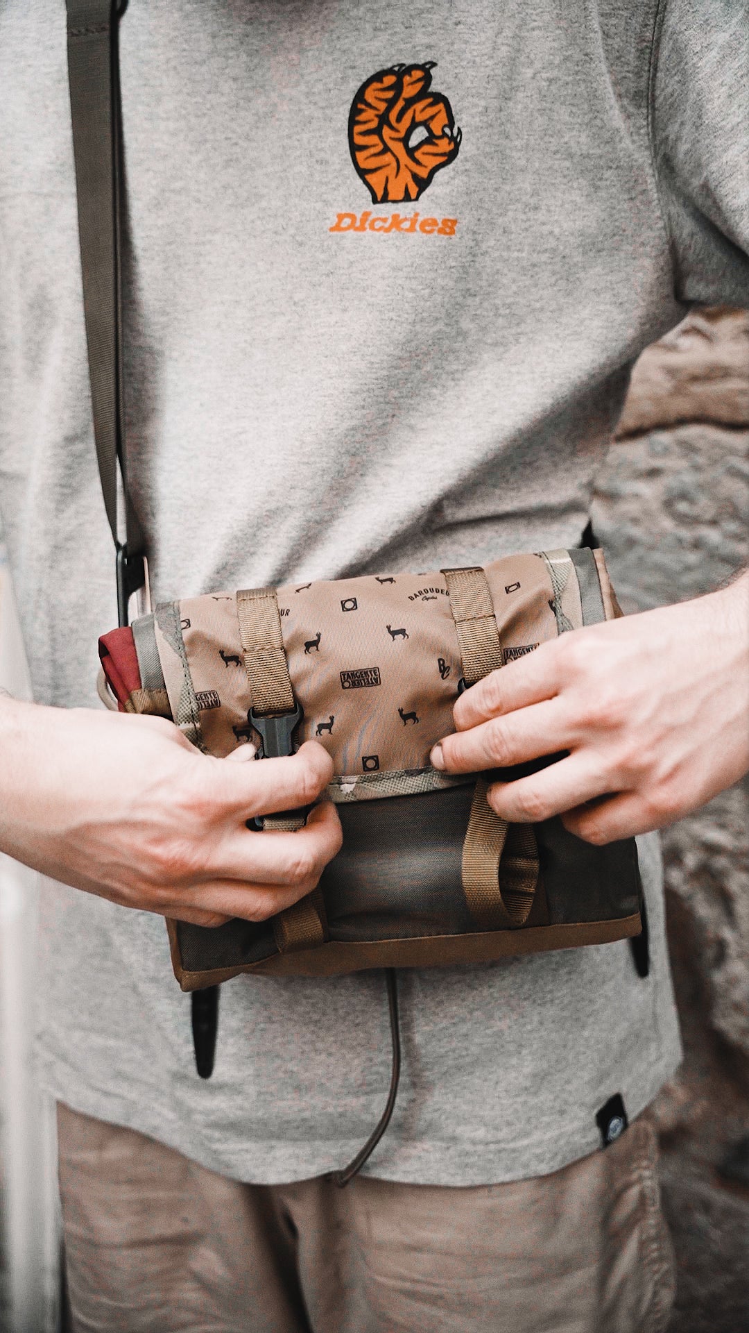 Sacoche de cintre "Musette" Tangente Atelier X Baroudeur Cycles