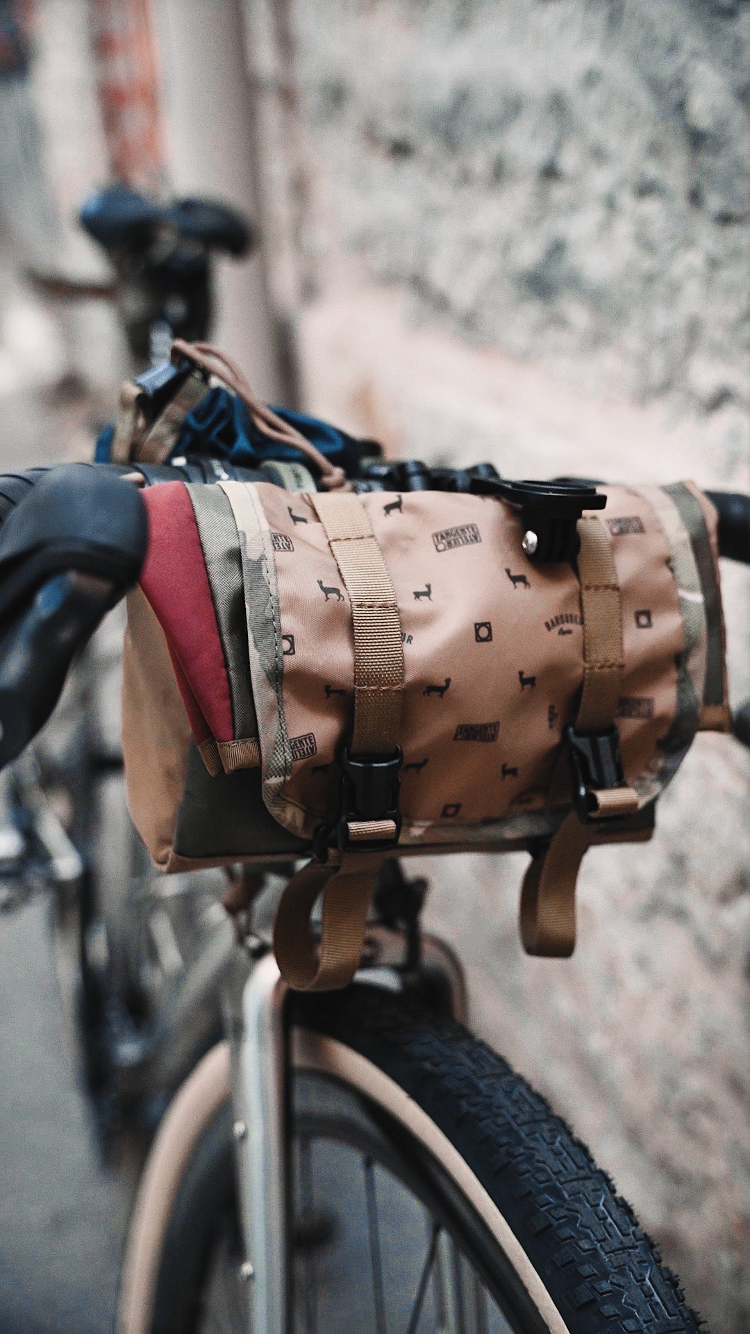 Sacoche de cintre "Musette" Tangente Atelier X Baroudeur Cycles