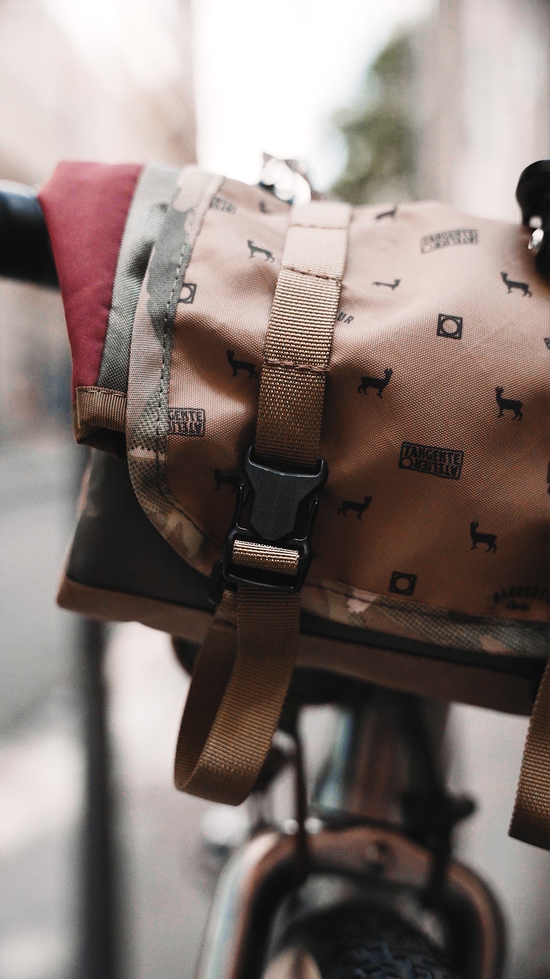 Sacoche de cintre "Musette" Tangente Atelier X Baroudeur Cycles
