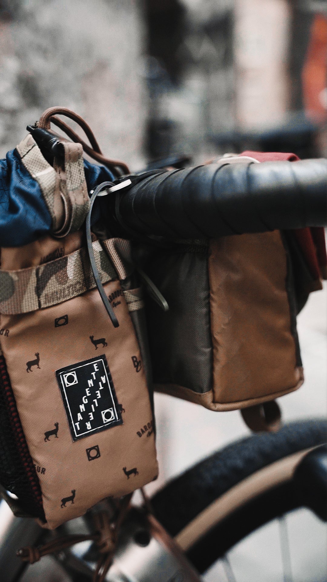 Sacoche de cintre "Food Pouch" Tangente Atelier X Baroudeur Cycles