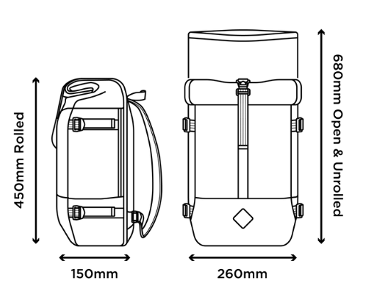 Sac à dos Restrap RollTop Backpack - 22L