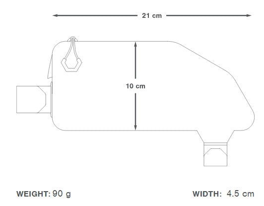 Sacoche de top tube Apidura Expedition Top Tube Pack (1L)