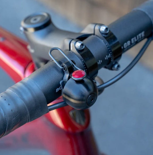 Sonnette Spurcycle Original - Black / Red