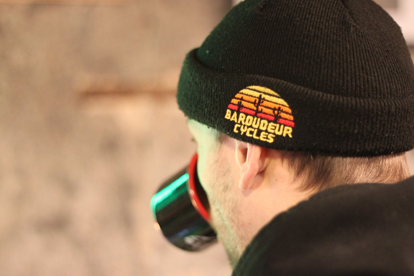 Bonnet Brodé Baroudeur Cycles
