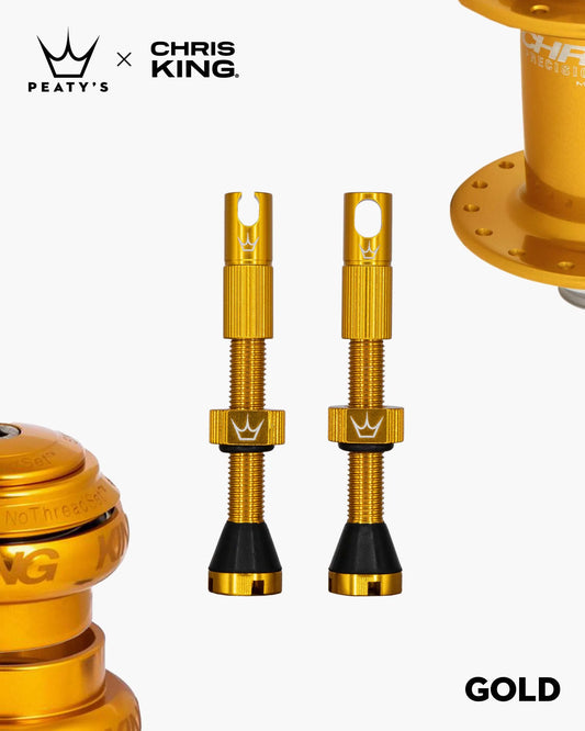 Valves Tubeless Peaty's x Chris King MK2 - Gold