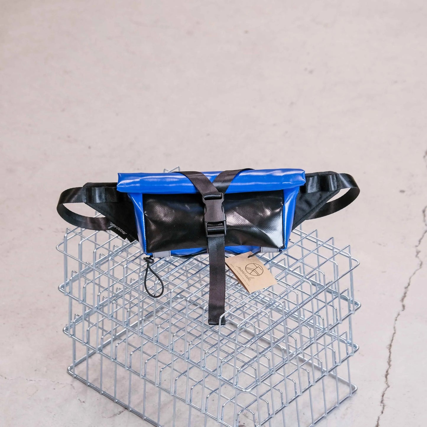 Sacoche Banane Cycles Manivelle - Bleu Ultra / Noir