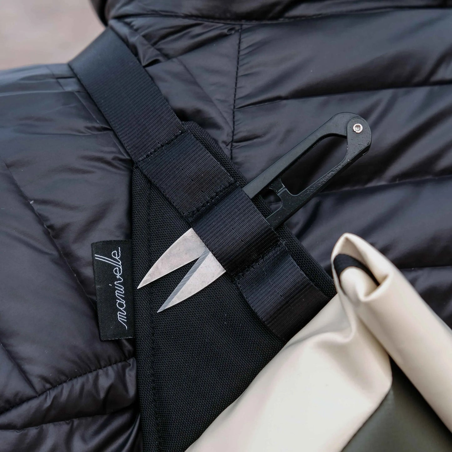 Sacoche Banane Cycles Manivelle - Creme / Olive