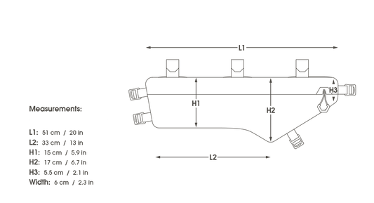 Sacoche de cadre Apidura Expedition Compact Frame Pack (5.3L)