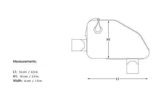 Sacoche de top tube Apidura Expedition Top Tube Pack (0.5L)