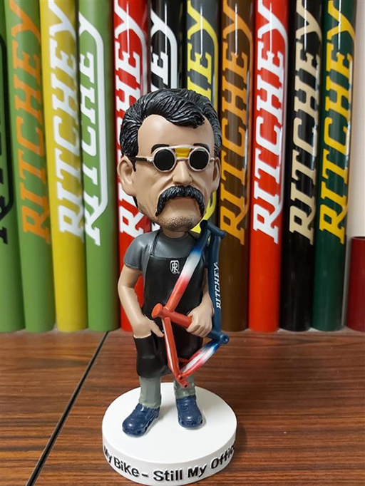 Statuette Tom Ritchey Bobblehead 50ème Anniversaire