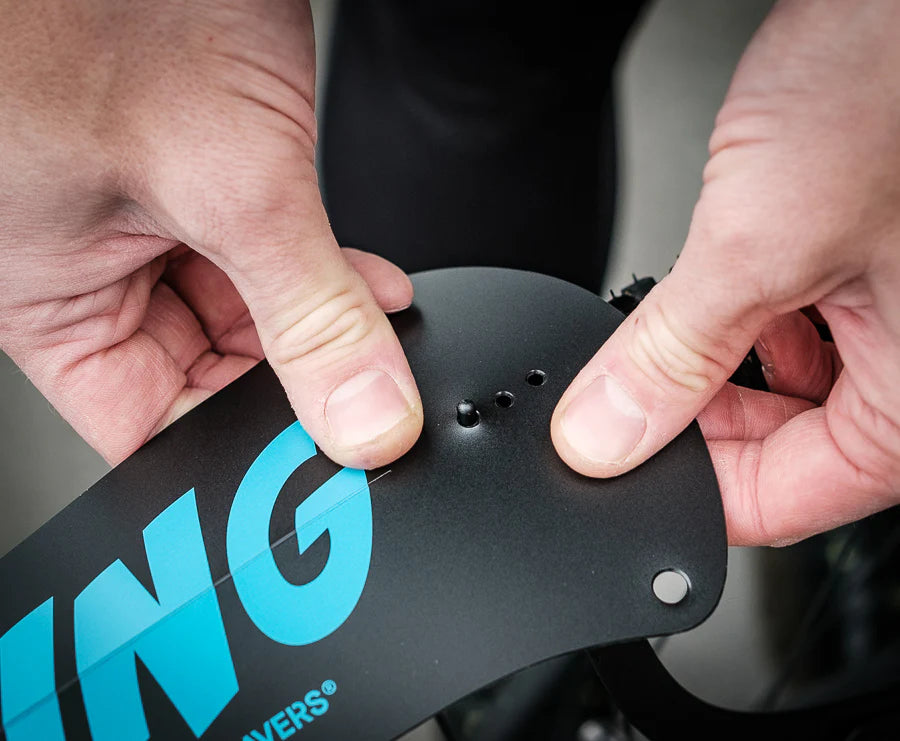 Gardes-boue Ass-Savers Win Wing 2 Gravel Black Dot