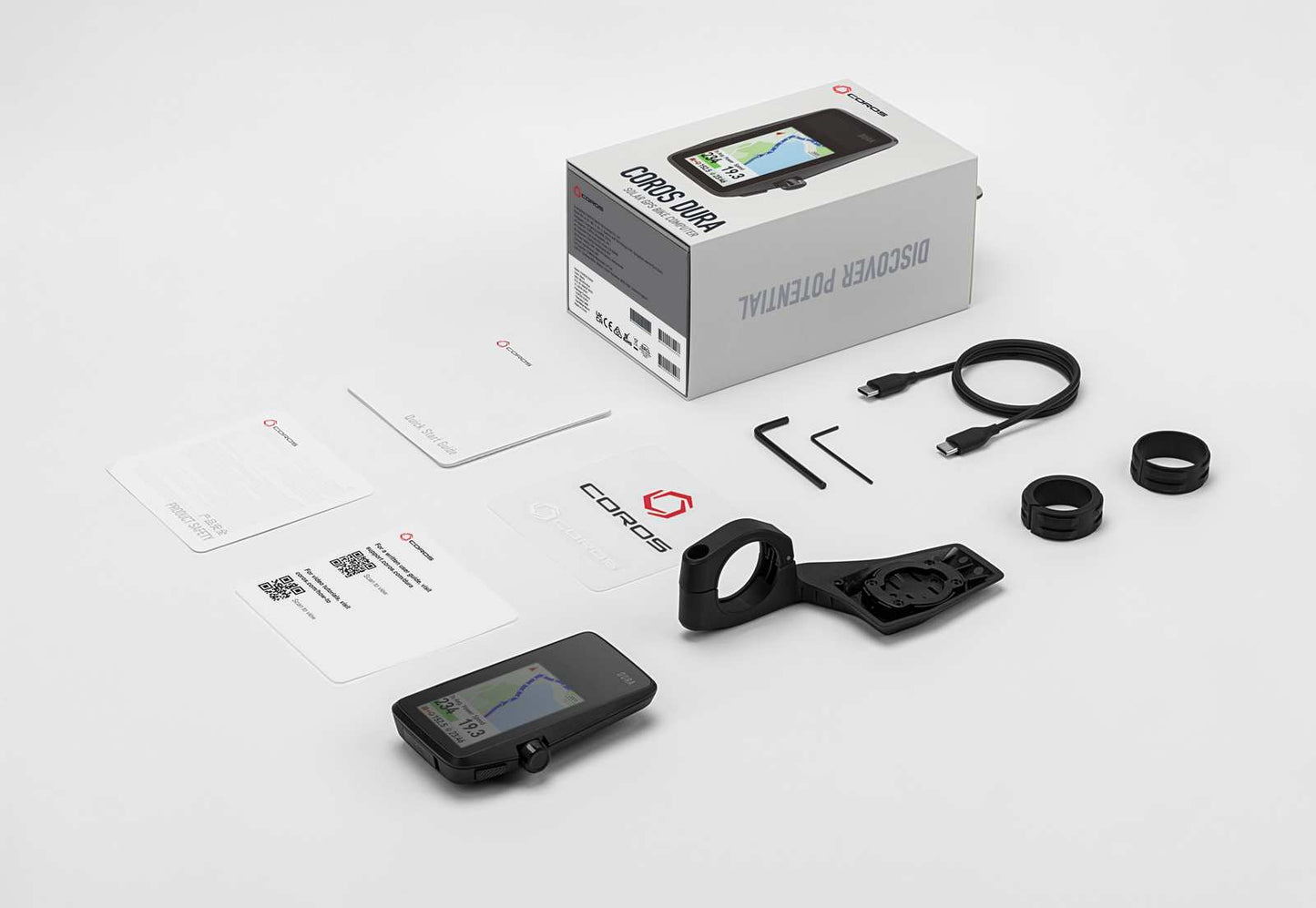 Compteur vélo GPS solaire COROS DURA