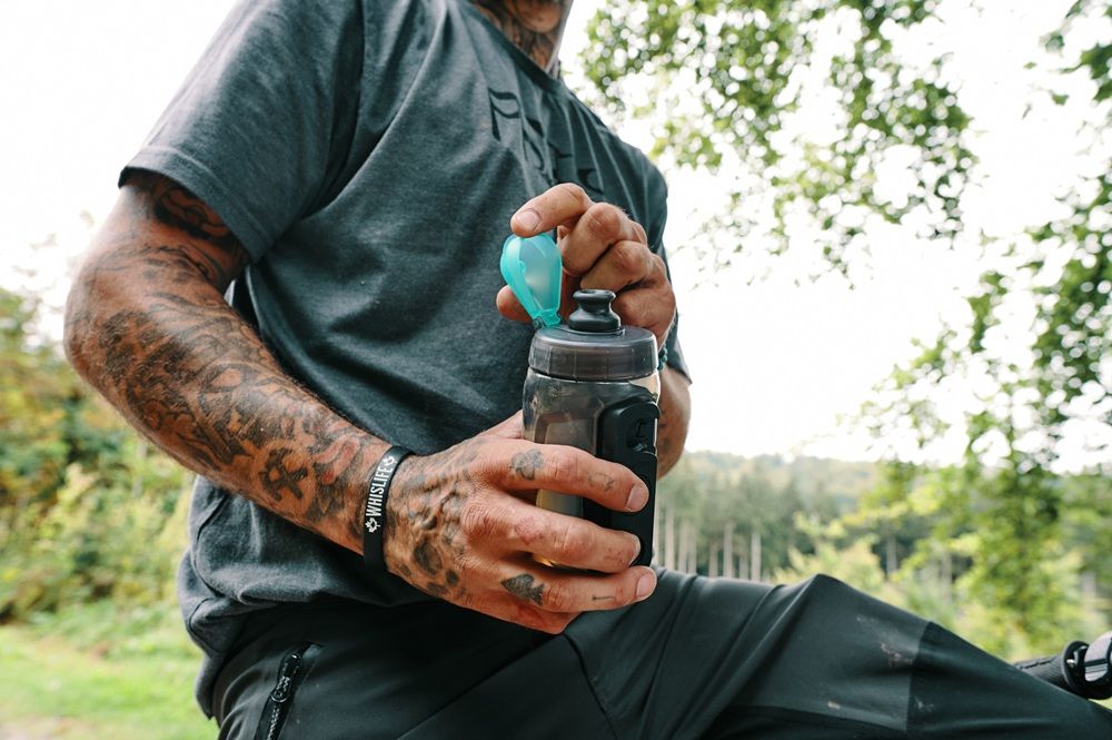 Bidon Fidlock TWIST bottle 450 antibacterial + bike base