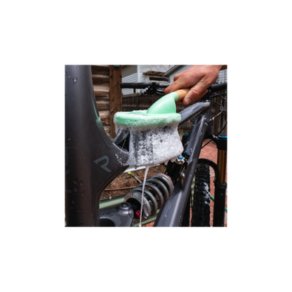 Kit de deux brosses nettoyage vélo en bamboo mountainFLOW - cadre et transmission
