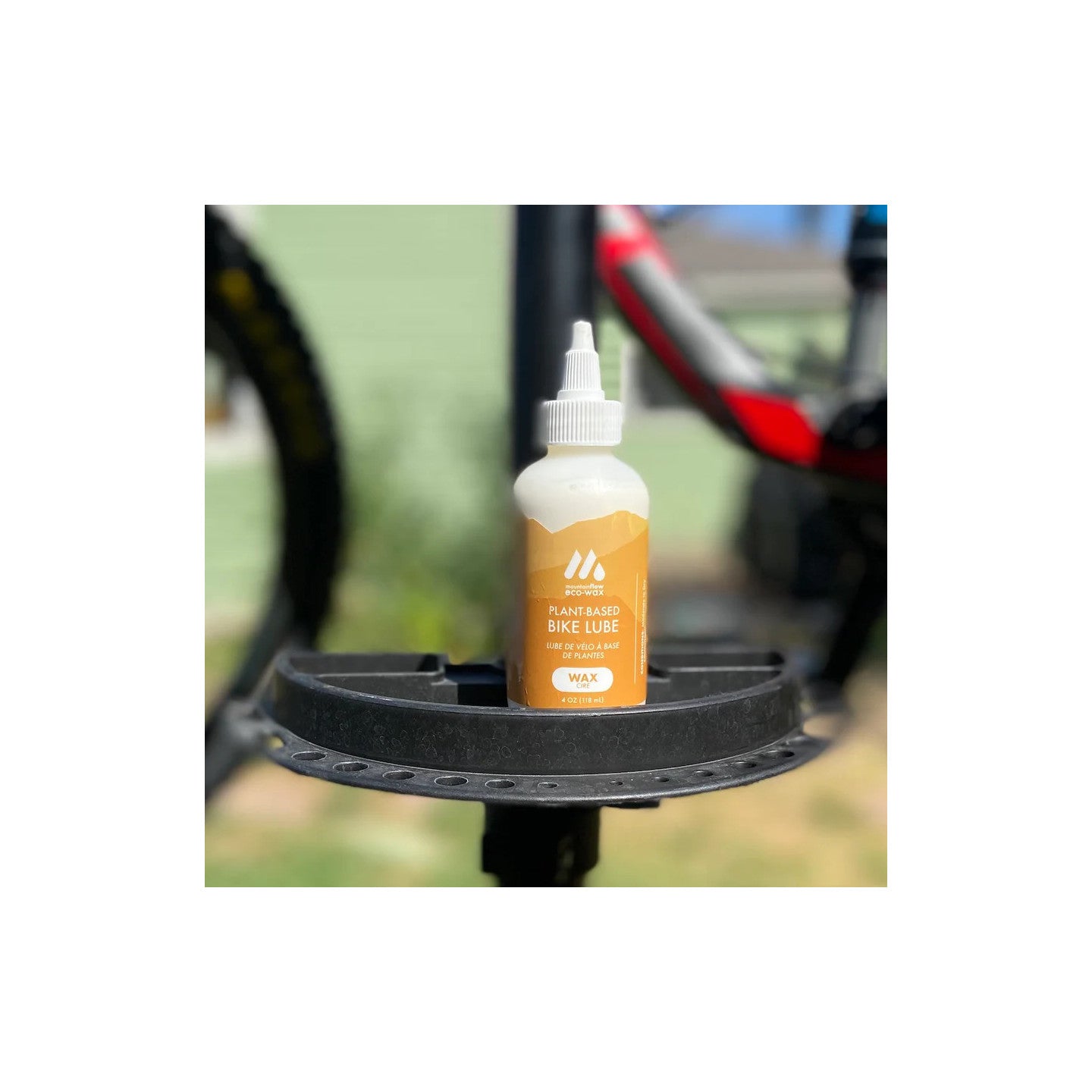 Cire wax vélo lubrifiante et protectrice mountainFLOW - 118ML