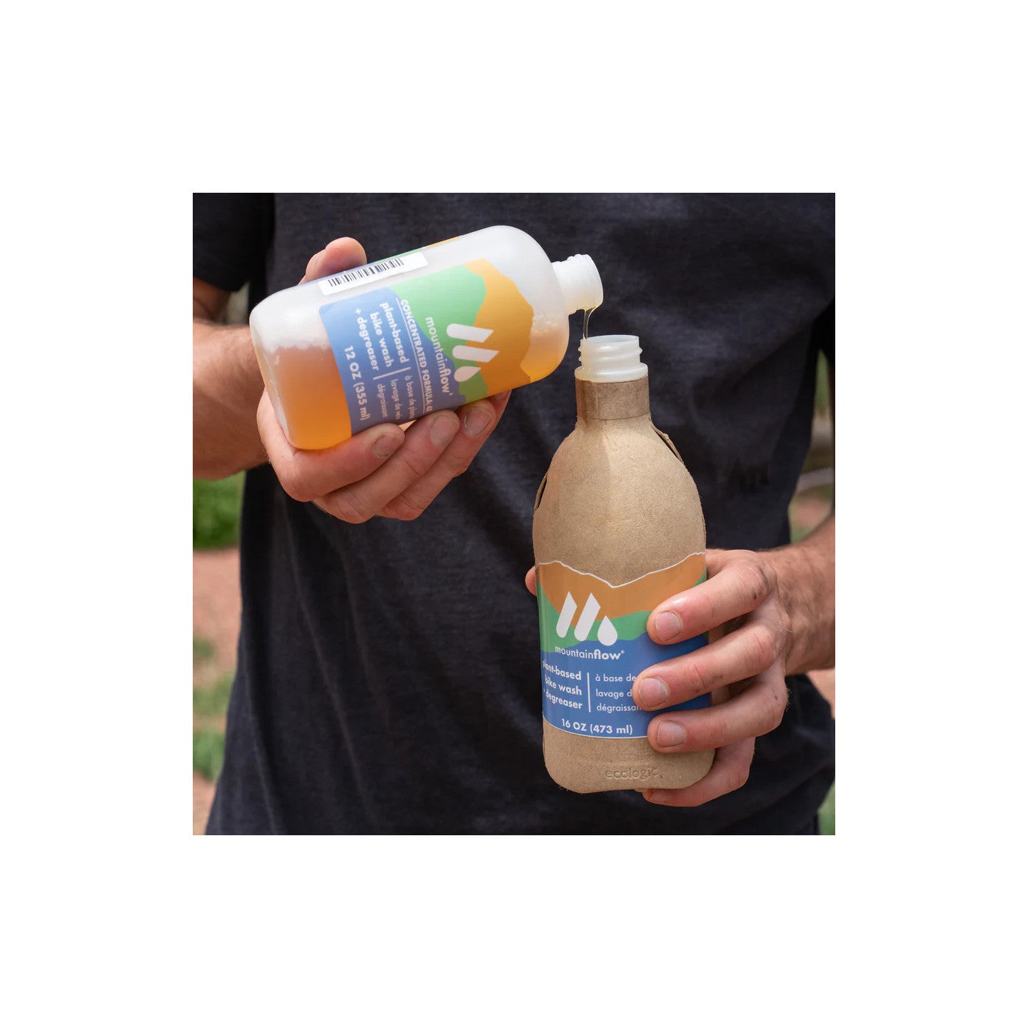 Recharge nettoyant et dégraissant vélo mountainFLOW - 355 ml (Concentré x4)