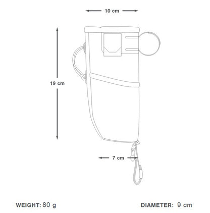 Sacoche de cintre Apidura BackCountry Food Pouch+ (1.2L+)