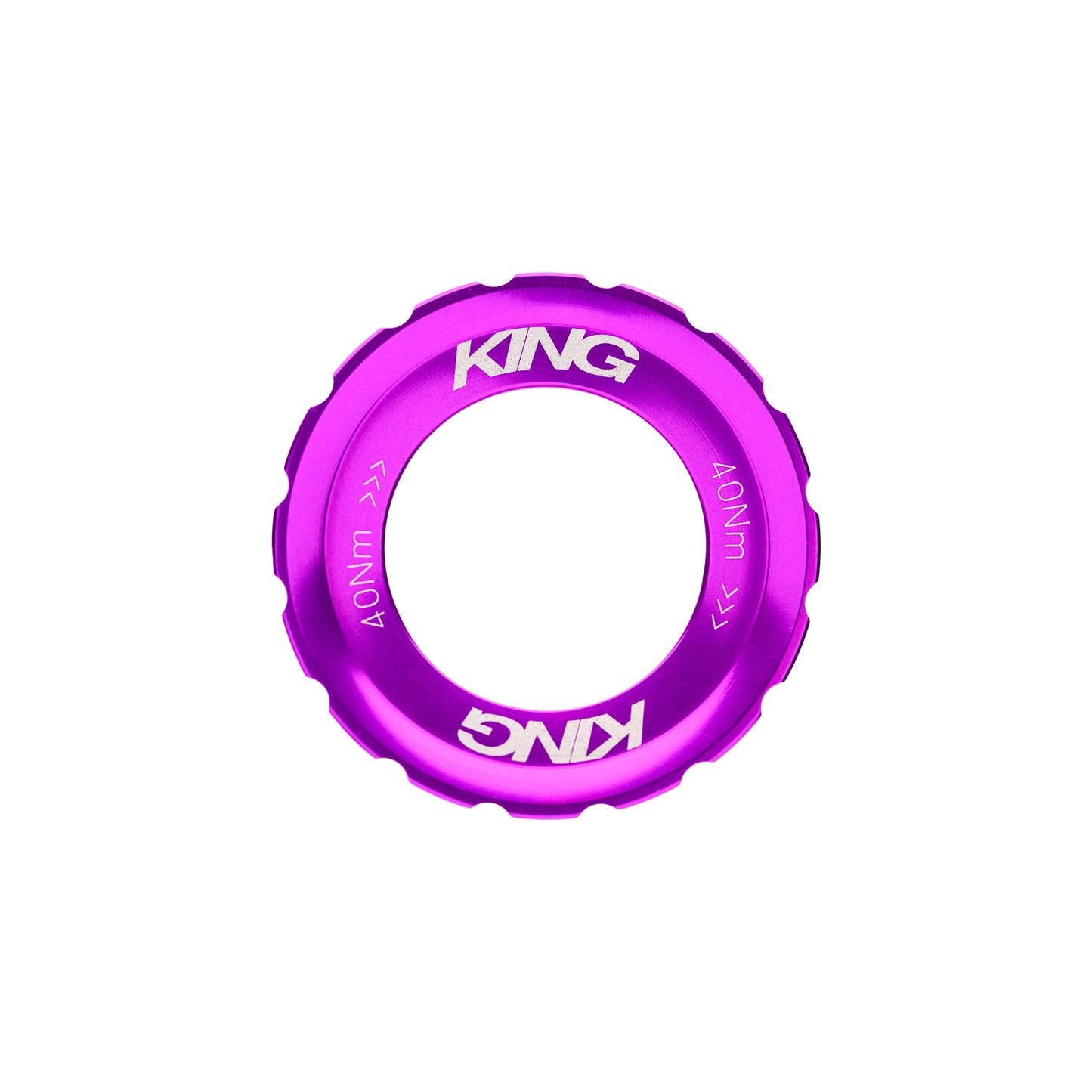 Serrage de disque Chris King Centerlock Lockring 3D Violet