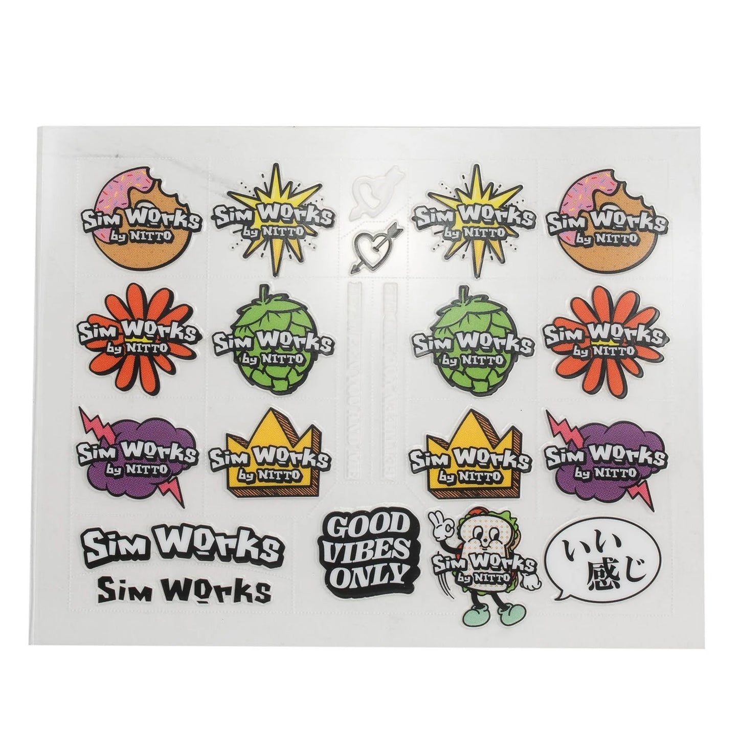 Kit de stickers SimWorks All-Star Decal - 2