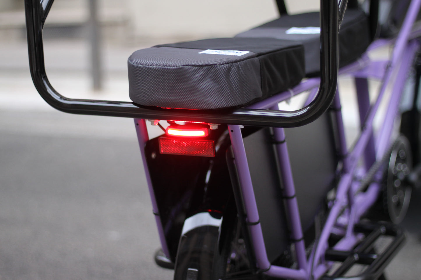 Demo Bike - Vélo cargo à assistance électrique Le Petit Porteur E-Longtail - Lilas