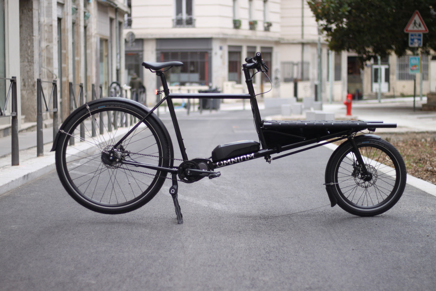 Demo Bike - Vélo cargo à assistance électrique Omnium E-Cargo V3 WiFi - Medium - Galaxy Black