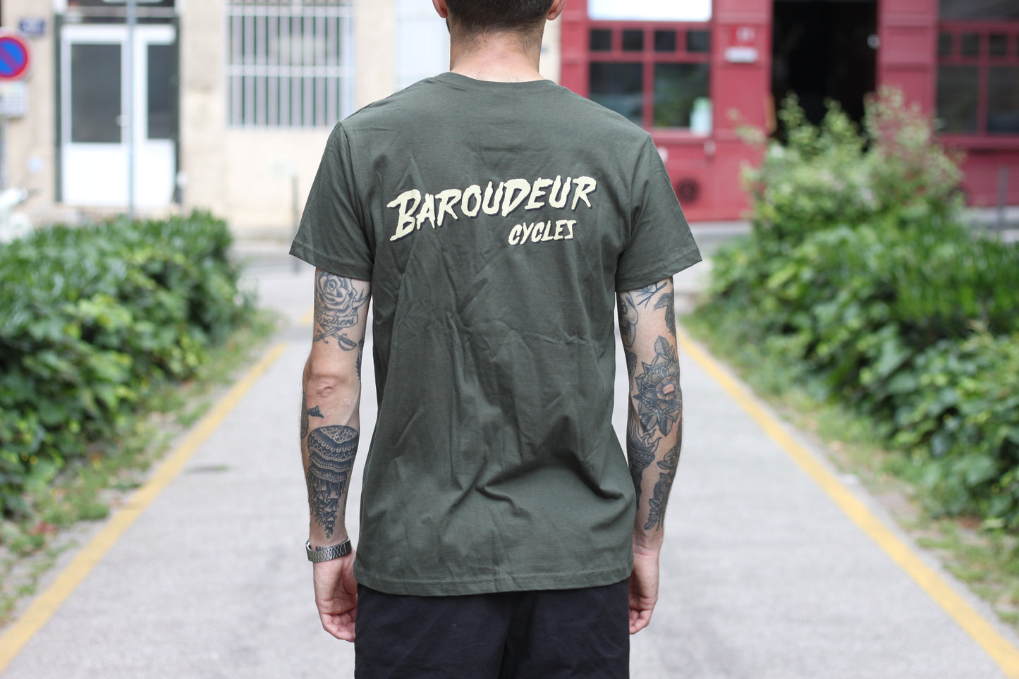 T-Shirt Baroudeur Cycles "Jungle"