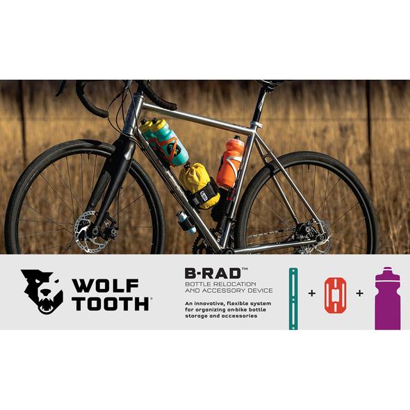 Supports de porte bidon Wolf Tooth B-RAD Double Bottle Adapter