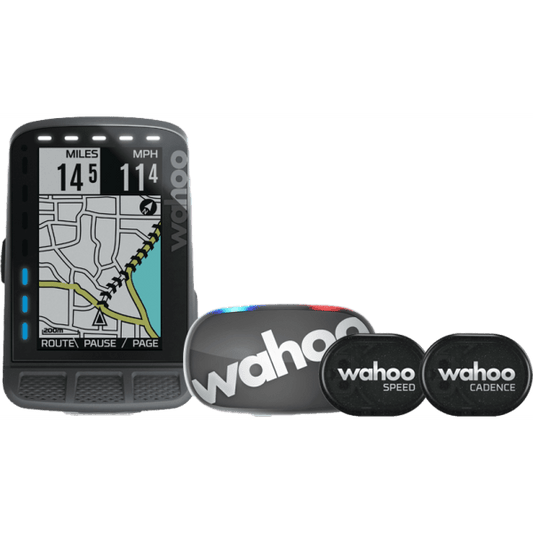 GPS Wahoo Elemnt Roam (Pack Ceinture Cardio TICKR Gen 2 + Capteurs RPM Vitesse/Cadence)