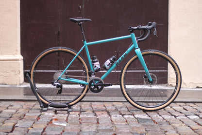 Vélo de Gravel Acier BAAM ARGH - Turquoise