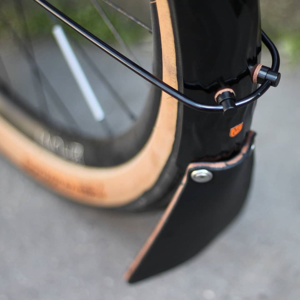 Garde-Boue Vélo Orange Wavy 58mm 650B