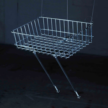 Porte Bagage Avant Cycles Manivelle Le Panier - Argent