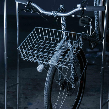 Porte Bagage Avant Cycles Manivelle Le Panier - Argent