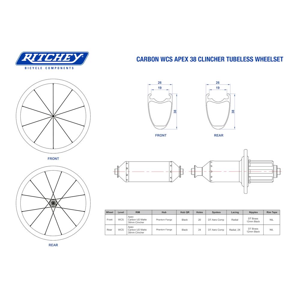 Ritchey wcs sale apex 38mm