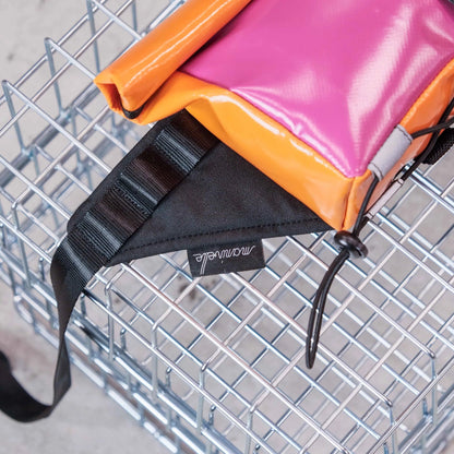 Sacoche Banane Cycles Manivelle - Orange / Magenta