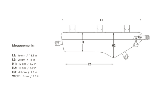Sacoche de cadre Apidura Expedition Compact Frame Pack (4.5L)