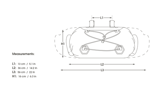 Sacoche de cintre Apidura Expedition Handlebar Pack (14L)
